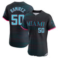 Boles M.Marlins #50 Agustin Ramirez Player Black City Connect Home Limited Elite Stitched Jerseys