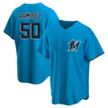 Boles M.Marlins #50 Agustin Ramirez Player Blue Home Game Stitched Jerseys