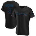 Boles M.Marlins #9 Xavier Edwards Player Black Home Limited Elite Stitched Jerseys