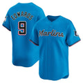 Boles M.Marlins #9 Xavier Edwards Player Blue Home Limited Stitched Jerseys