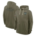 Boles NY.Jets Olive Salute to Service Pullover Hoodies Limited Blank Player Stitched Jerseys