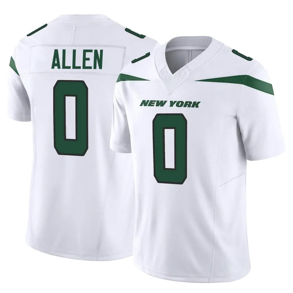 Boles NY.Jets #0 Braelon Allen Player White Limited Vapor F.U.S.E. Home Game Stitched Jerseys