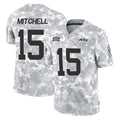 Boles NY.Jets #15 Adonai Mitchell Player Arctic Camo Salute to Service Limited Game Stitched Jerseys