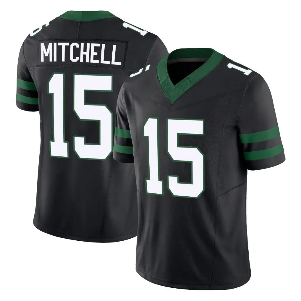 Boles NY.Jets #15 Adonai Mitchell Player Black Limited Legacy Vapor F.U.S.E. Home Game Stitched Jerseys