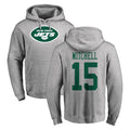 Boles NY.Jets #15 Adonai Mitchell Player Gray LOGO Pullover Hoodies Limited Game Stitched Jerseys