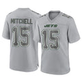 Boles NY.Jets #15 Adonai Mitchell Player Gray Limited Atmosphere Fashion Home Game Stitched Jerseys