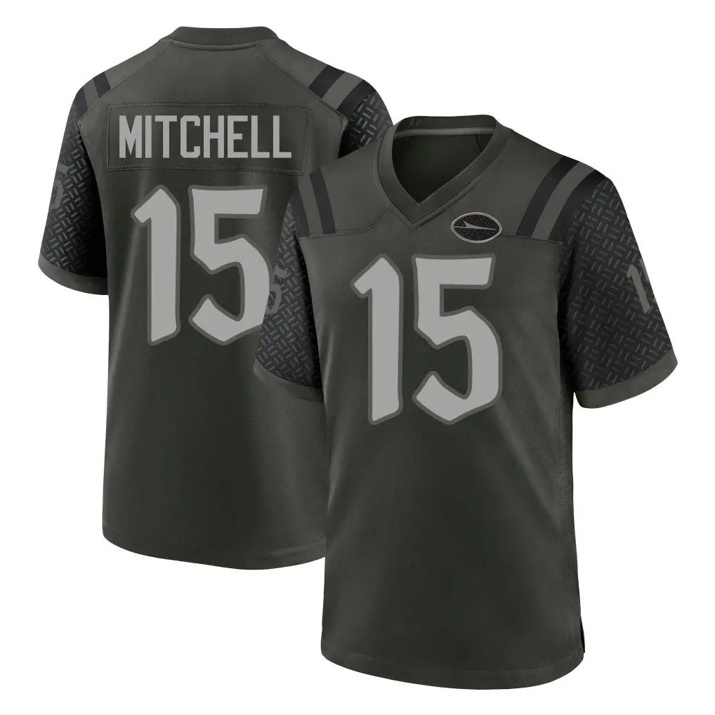 Boles NY.Jets #15 Adonai Mitchell Player Green 2025 Rivalries Collection Home Game Stitched Jerseys