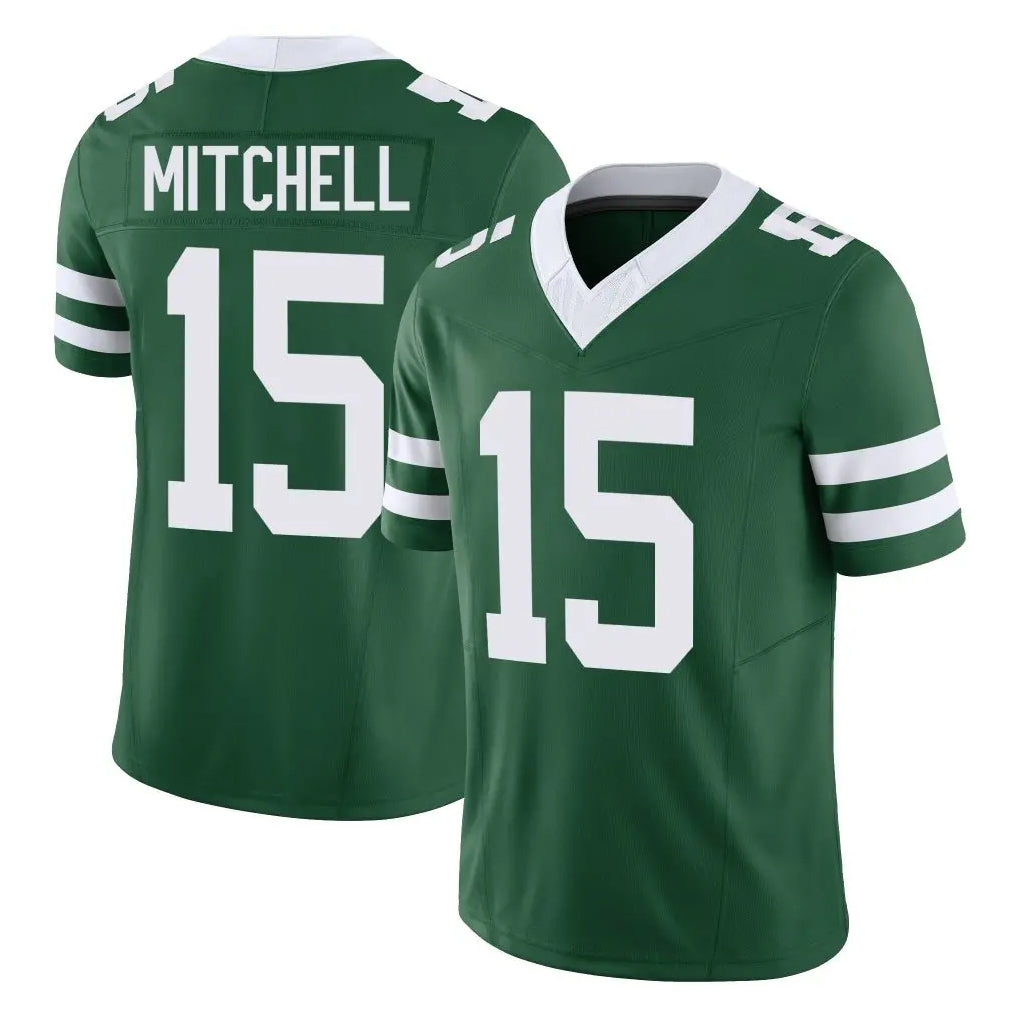 Boles NY.Jets #15 Adonai Mitchell Player Green Legacy Limited Vapor F.U.S.E. Home Game Stitched Jerseys