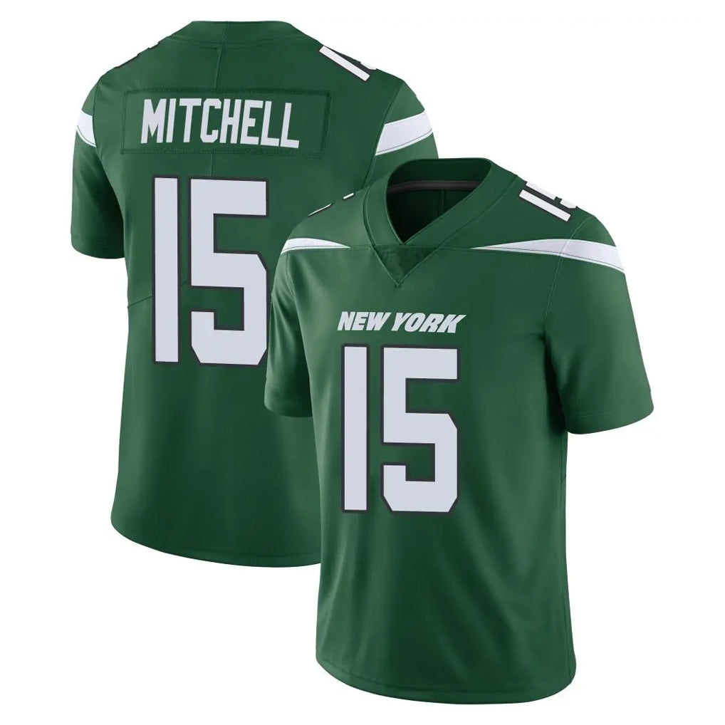 Boles NY.Jets #15 Adonai Mitchell Player Green Limited Vapor Home Game Stitched Jerseys