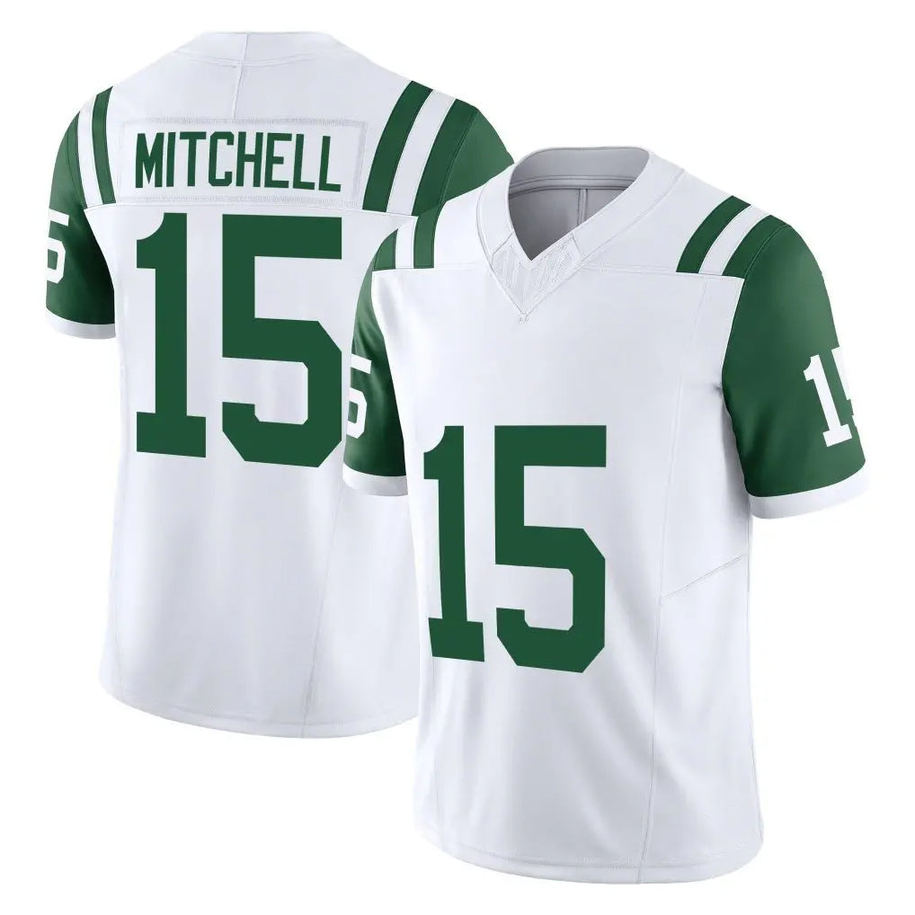 Boles NY.Jets #15 Adonai Mitchell Player White Limited Classic Vapor F.U.S.E. Home Game Stitched Jerseys