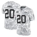 Boles NY.Jets #20 Breece Hall Player Arctic Camo Salute to Service Limited Game Stitched Jerseys