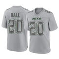 Boles NY.Jets #20 Breece Hall Player Gray Limited Atmosphere Fashion Home Game Stitched Jerseys