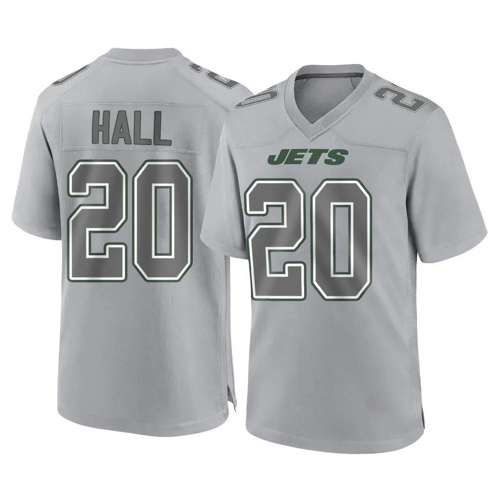 Boles NY.Jets #20 Breece Hall Player Gray Limited Atmosphere Fashion Home Game Stitched Jerseys