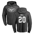 Boles NY.Jets #20 Breece Hall Player Gray Pullover Hoodies Limited Game Stitched Jerseys