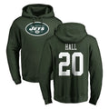 Boles NY.Jets #20 Breece Hall Player Green LOGO Pullover Hoodies Limited Game Stitched Jerseys