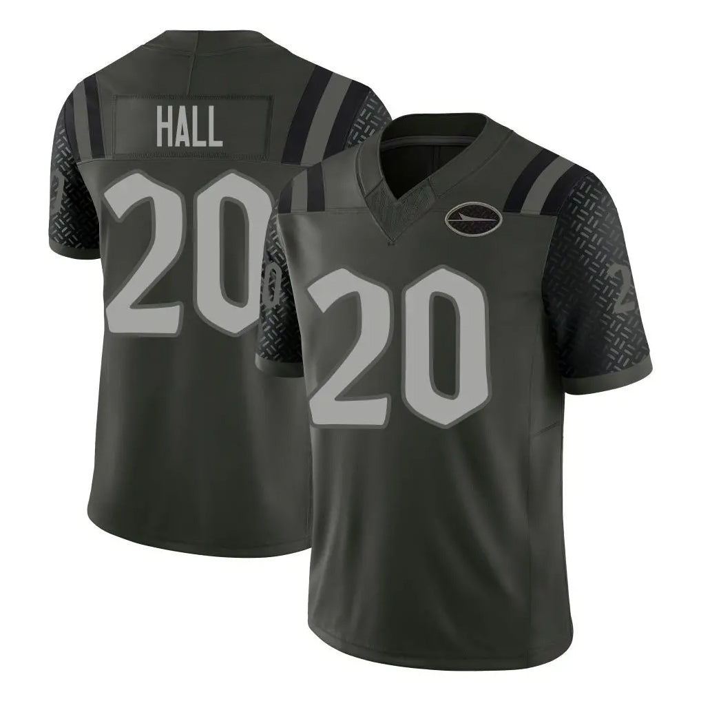 Boles NY.Jets #20 Breece Hall Player Green Limited 2025 Rivalries Collection Home Game Stitched Jerseys