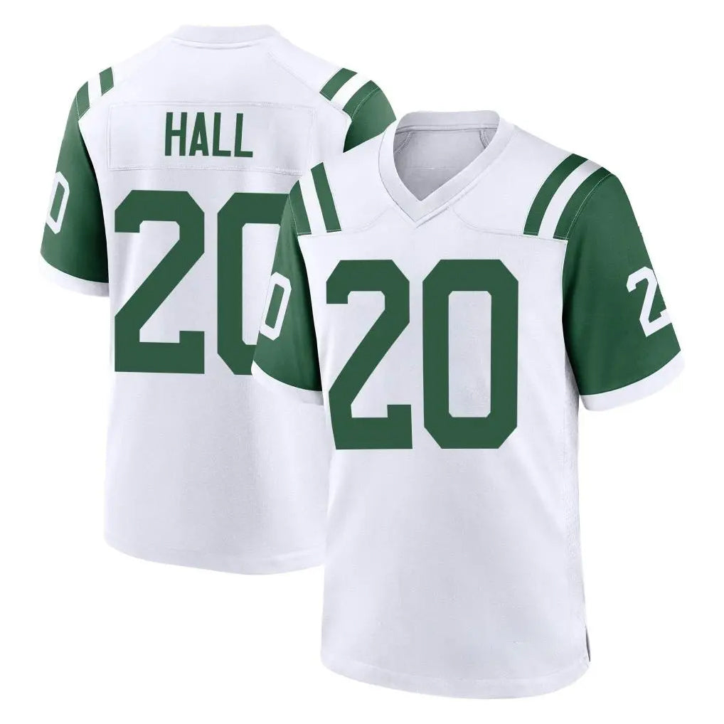 Boles NY.Jets #20 Breece Hall Player White Classic Home Game Stitched Jerseys