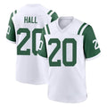Boles NY.Jets #20 Breece Hall Player White Classic Home Game Stitched Jerseys