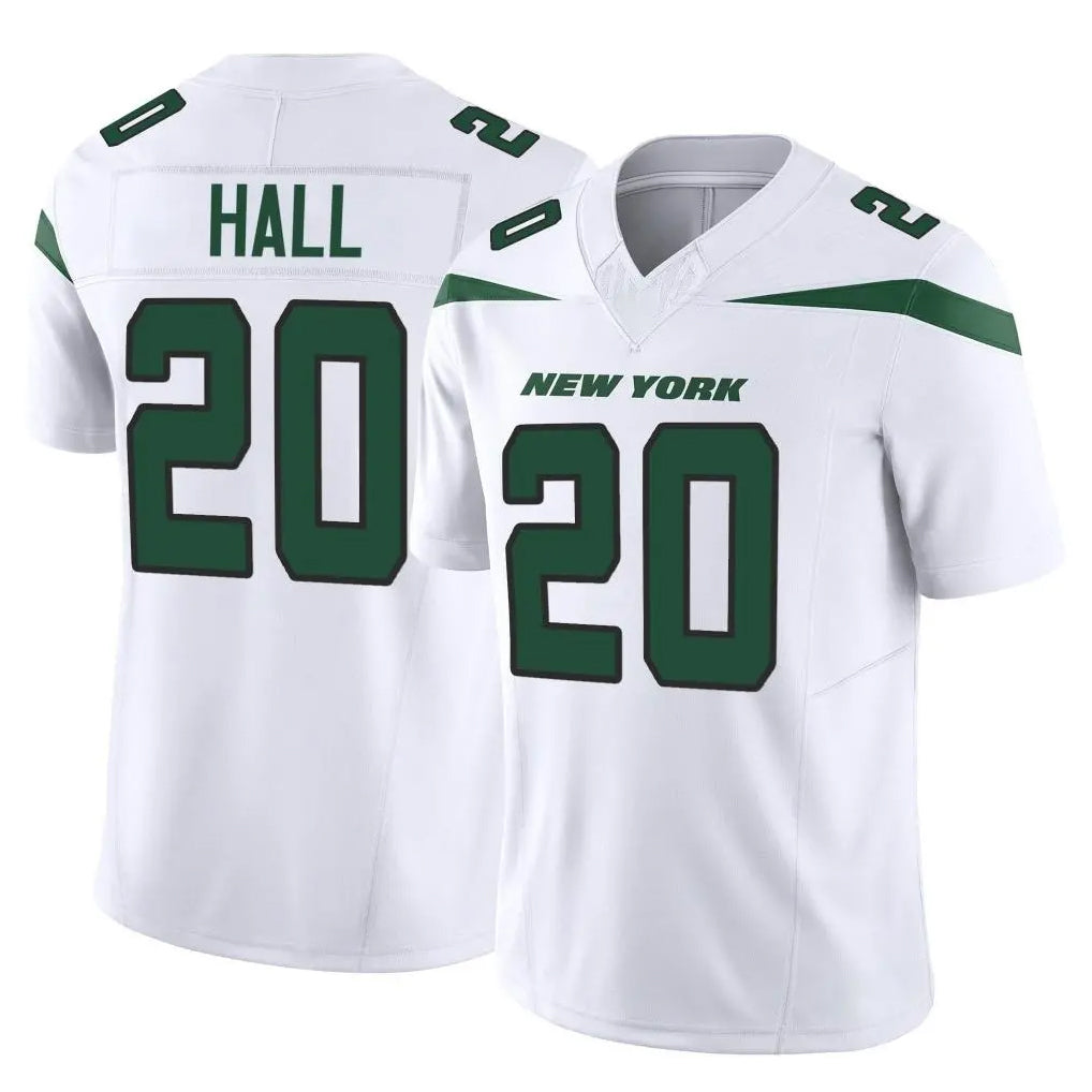 Boles NY.Jets #20 Breece Hall Player White Limited Vapor F.U.S.E. Home Game Stitched Jerseys