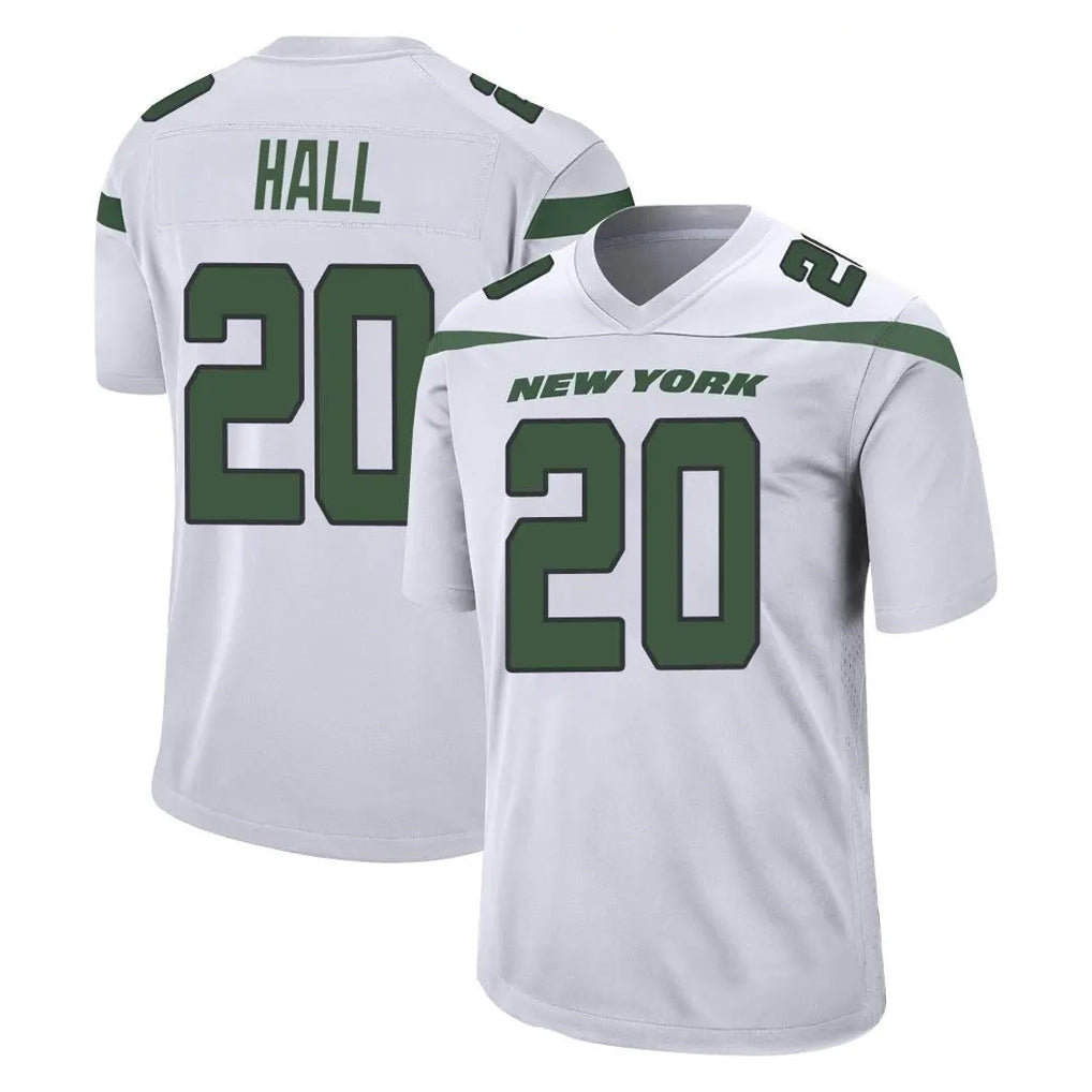 Boles NY.Jets #20 Breece Hall Player White Spotlight Home Game Stitched Jerseys