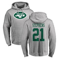Boles NY.Jets #21 Brandon Stephens Player Gray LOGO Pullover Hoodies Limited Game Stitched Jerseys