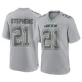 Boles NY.Jets #21 Brandon Stephens Player Gray Limited Atmosphere Fashion Home Game Stitched Jerseys