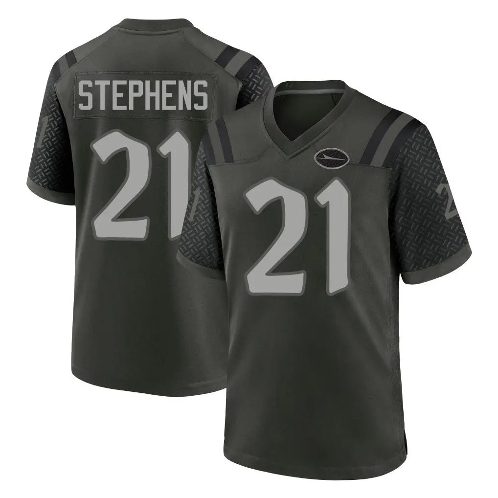 Boles NY.Jets #21 Brandon Stephens Player Green 2025 Rivalries Collection Home Game Stitched Jerseys