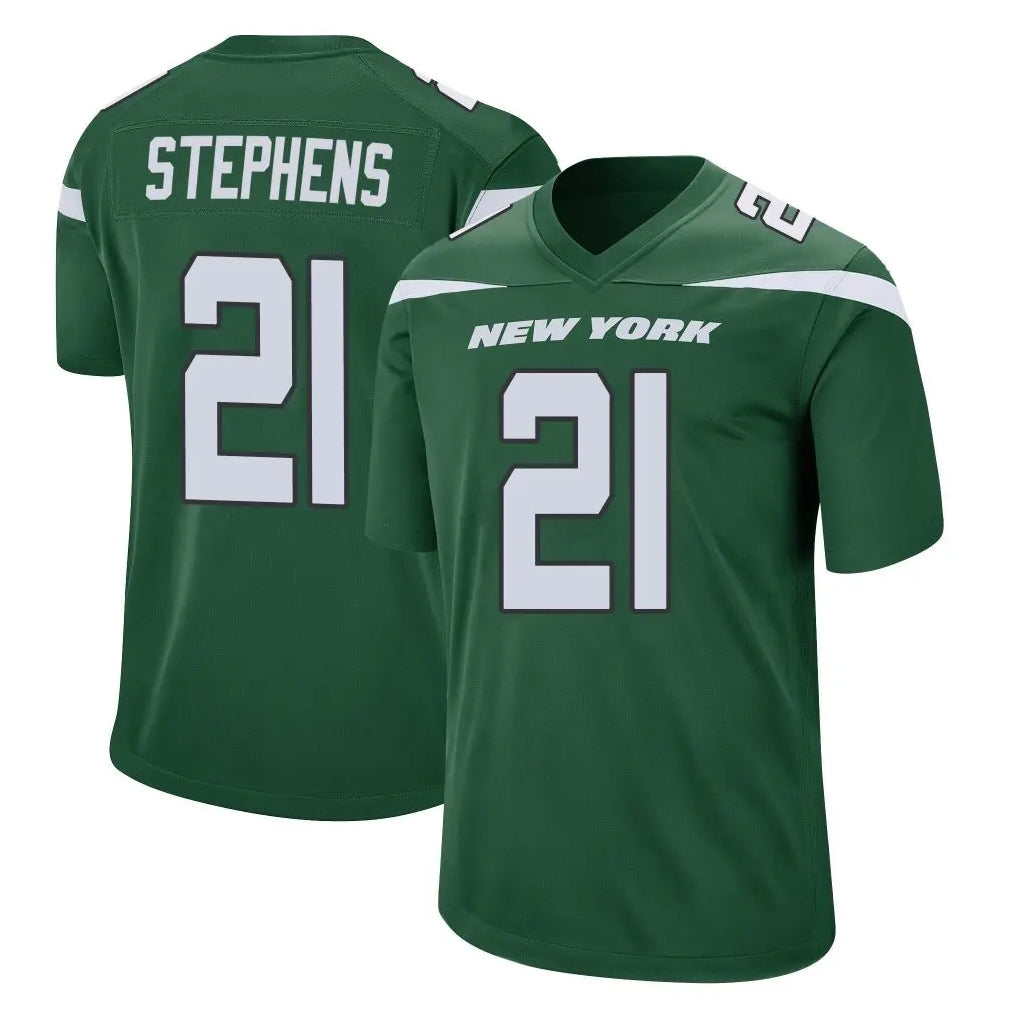 Boles NY.Jets #21 Brandon Stephens Player Green Home Game Stitched Jerseys