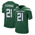 Boles NY.Jets #21 Brandon Stephens Player Green Home Game Stitched Jerseys