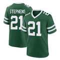 Boles NY.Jets #21 Brandon Stephens Player Green Legacy Home Game Stitched Jerseys