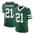 Boles NY.Jets #21 Brandon Stephens Player Green Legacy Limited Vapor F.U.S.E. Home Game Stitched Jerseys