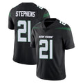 Boles NY.Jets #21 Brandon Stephens Player Stealth Black Limited Vapor Home Game Stitched Jerseys