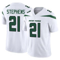 Boles NY.Jets #21 Brandon Stephens Player White Limited Vapor F.U.S.E. Home Game Stitched Jerseys