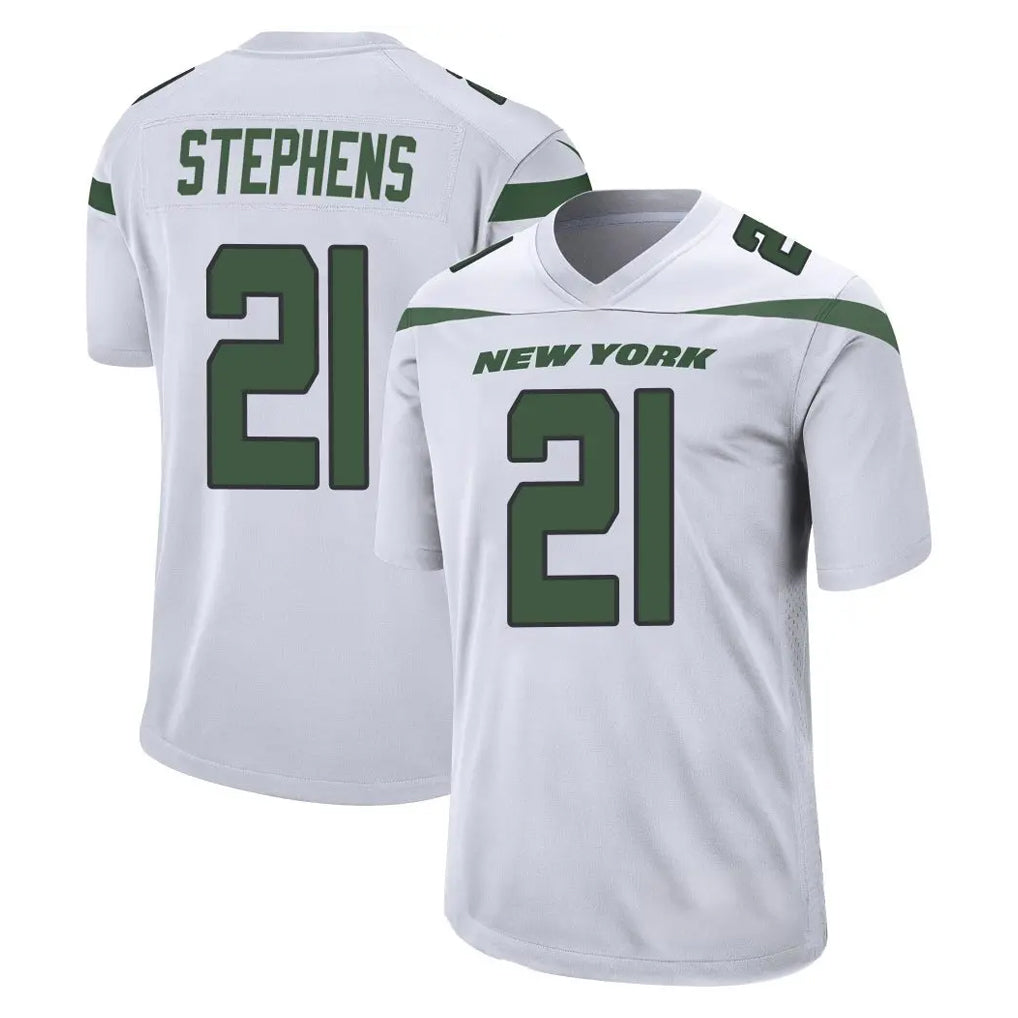 Boles NY.Jets #21 Brandon Stephens Player White Spotlight Home Game Stitched Jerseys