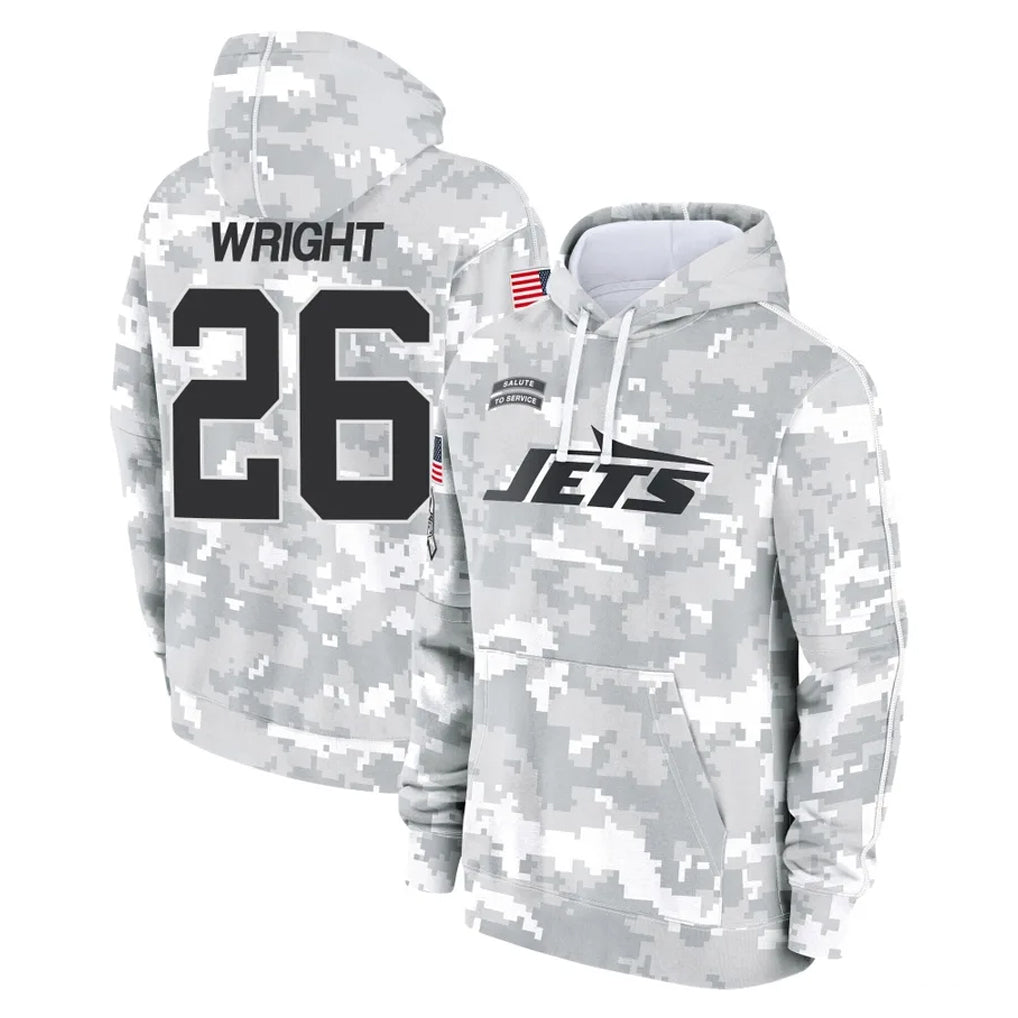 Boles NY.Jets #26 Nahshon Wright Player Arctic Camo Salute to Service Pullover Hoodies Limited Game Stitched Jerseys