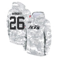 Boles NY.Jets #26 Nahshon Wright Player Arctic Camo Salute to Service Pullover Hoodies Limited Game Stitched Jerseys