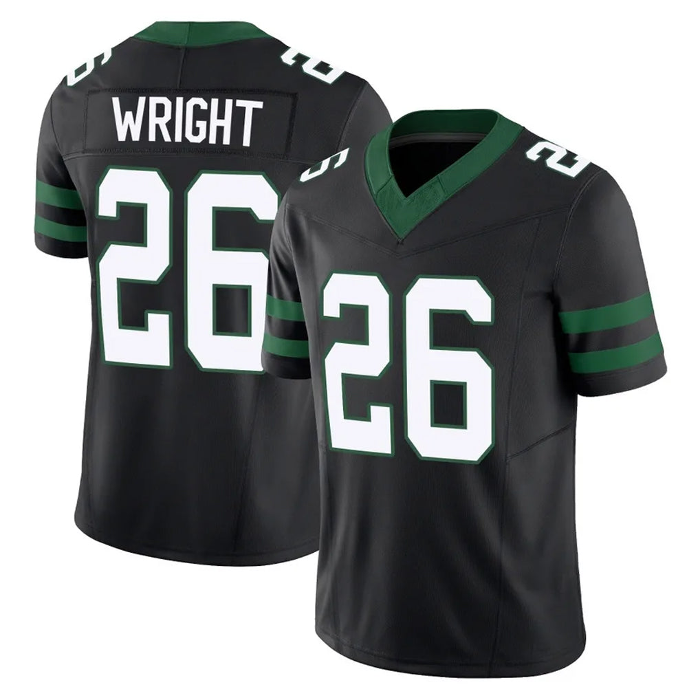 Boles NY.Jets #26 Nahshon Wright Player Black Limited Legacy Vapor F.U.S.E. Home Game Stitched Jerseys