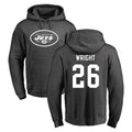 Boles NY.Jets #26 Nahshon Wright Player Gray Pullover Hoodies Limited Game Stitched Jerseys