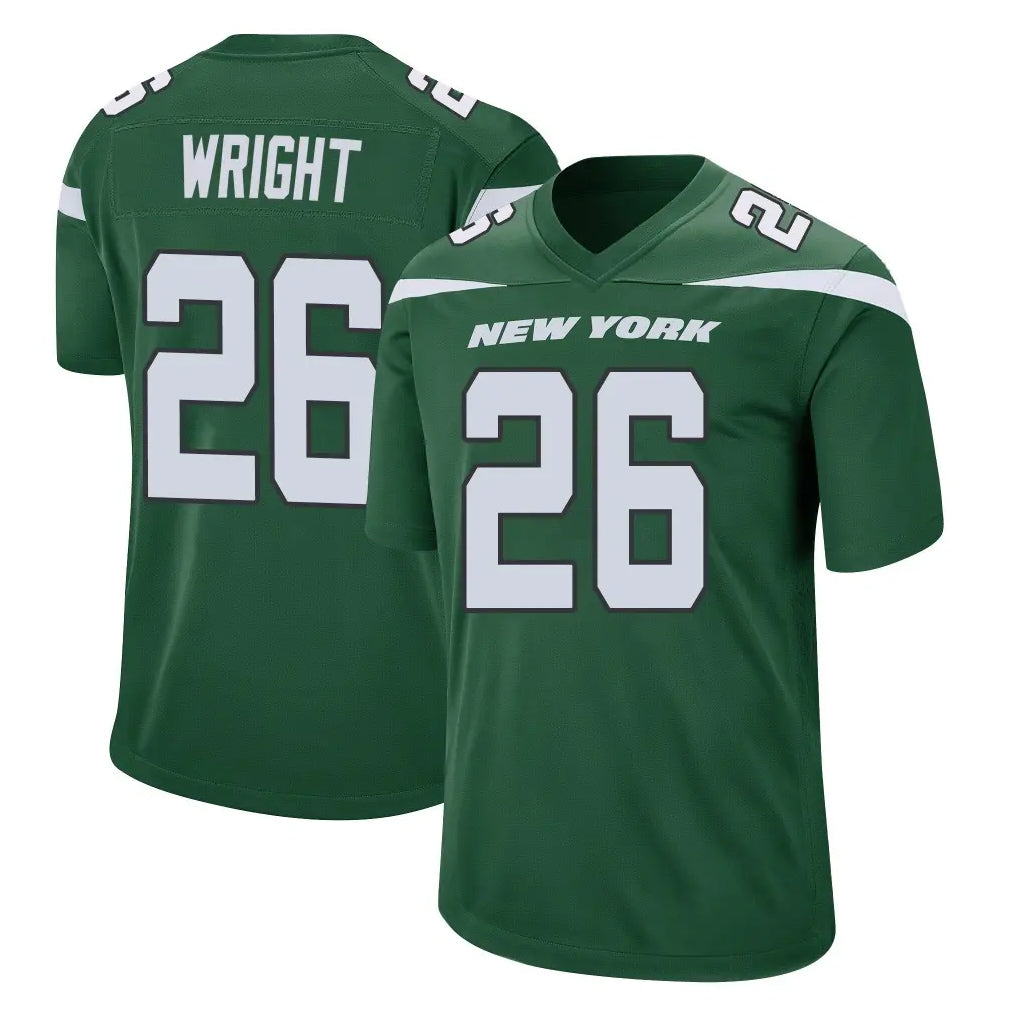 Boles NY.Jets #26 Nahshon Wright Player Green Home Game Stitched Jerseys