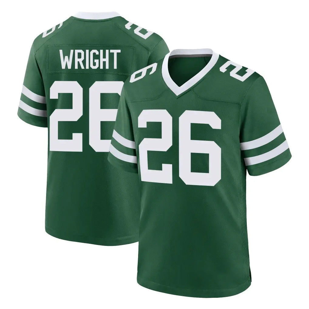 Boles NY.Jets #26 Nahshon Wright Player Green Legacy Home Game Stitched Jerseys