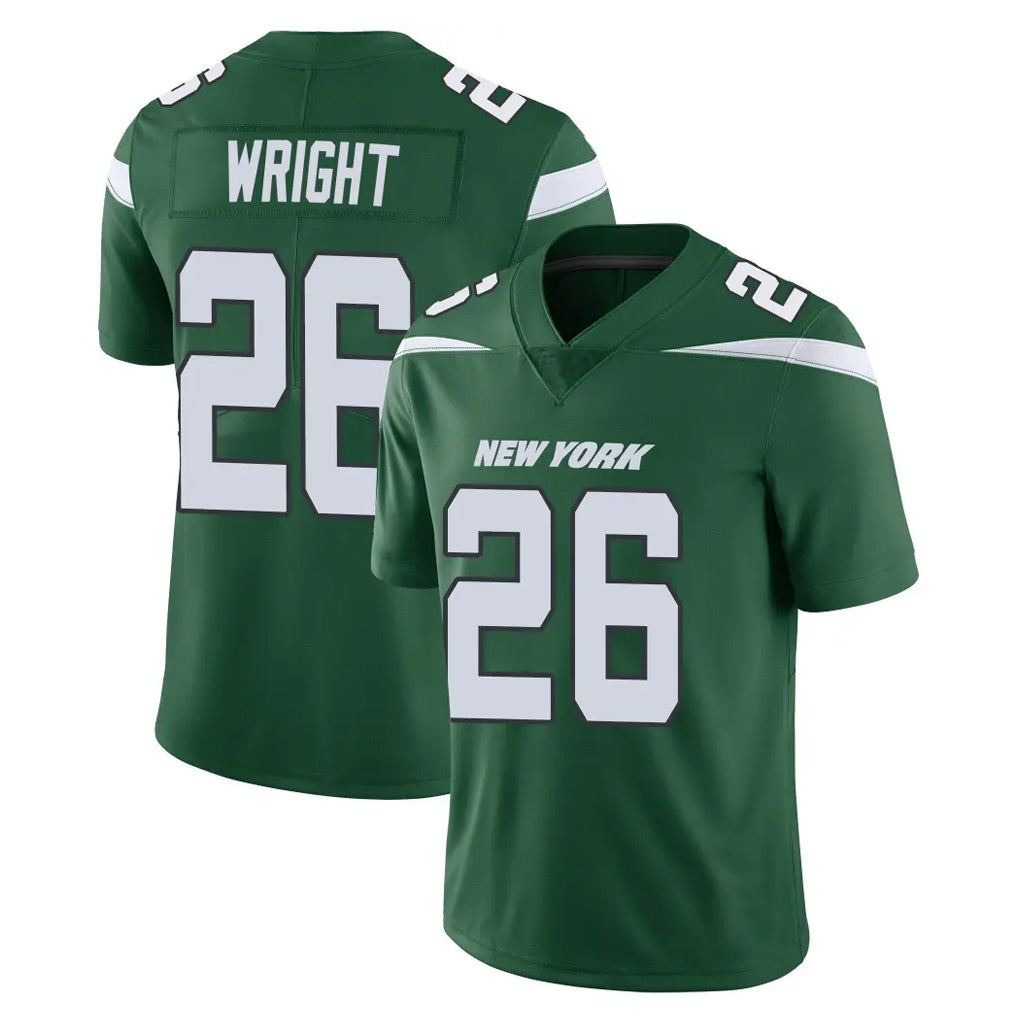 Boles NY.Jets #26 Nahshon Wright Player Green Limited Vapor Home Game Stitched Jerseys