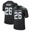 Boles NY.Jets #26 Nahshon Wright Player Stealth Black Home Game Stitched Jerseys