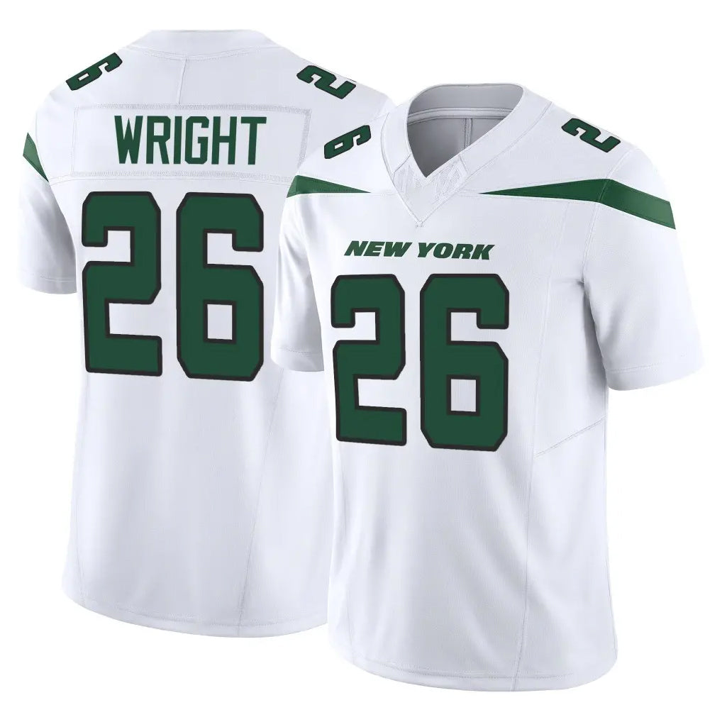 Boles NY.Jets #26 Nahshon Wright Player White Limited Vapor F.U.S.E. Home Game Stitched Jerseys