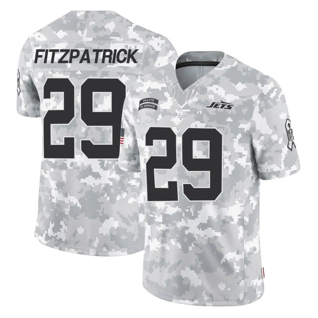 Boles NY.Jets #29 Minkah Fitzpatrick Player Arctic Camo Salute to Service Limited Game Stitched Jerseys