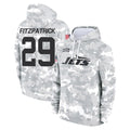 Boles NY.Jets #29 Minkah Fitzpatrick Player Arctic Camo Salute to Service Pullover Hoodies Limited Game Stitched Jerseys