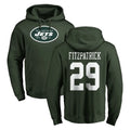 Boles NY.Jets #29 Minkah Fitzpatrick Player Green LOGO Pullover Hoodies Limited Game Stitched Jerseys