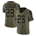 Boles NY.Jets #29 Minkah Fitzpatrick Player Olive Salute To Service Limited Game Stitched Jerseys