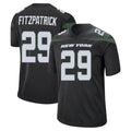 Boles NY.Jets #29 Minkah Fitzpatrick Player Stealth Black Home Game Stitched Jerseys