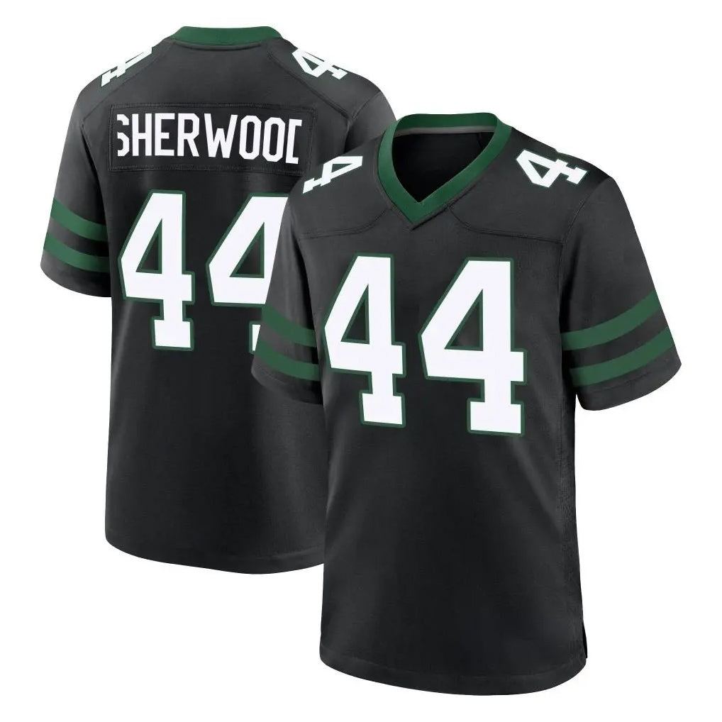 Boles NY.Jets #44 Jamien Sherwood Player Black Legacy Home Game Stitched Jerseys