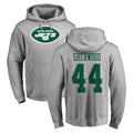 Boles NY.Jets #44 Jamien Sherwood Player Gray LOGO Pullover Hoodies Limited Game Stitched Jerseys